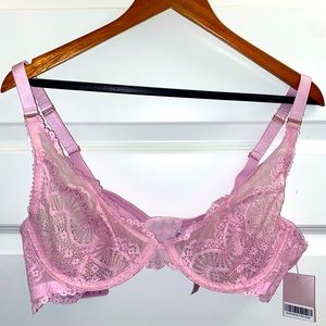 Savage Fenty Pink Lace Bra